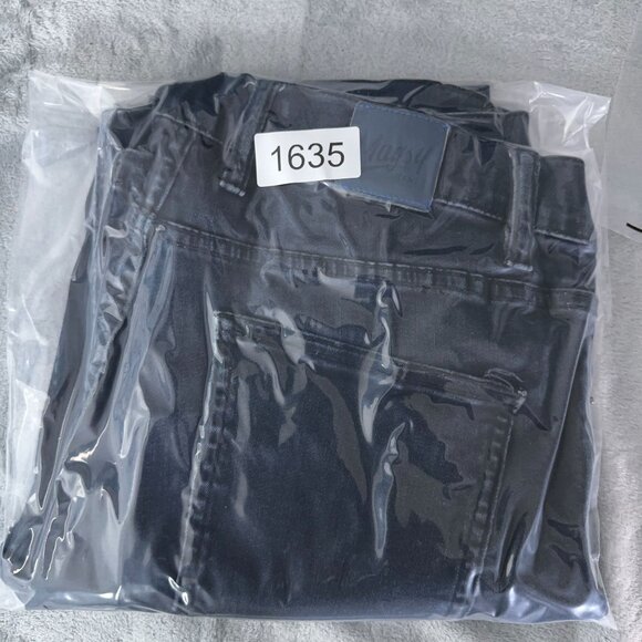 Mugsy Straight Leg Jeans Dark Wash Denim Stretch Mid Rise Men's Blue Size W31 - Picture 13 of 13